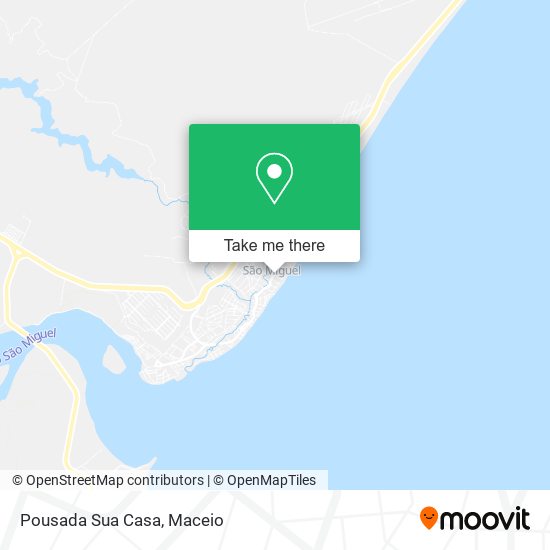 Pousada Sua Casa map