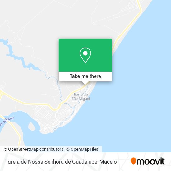 Mapa Igreja de Nossa Senhora de Guadalupe