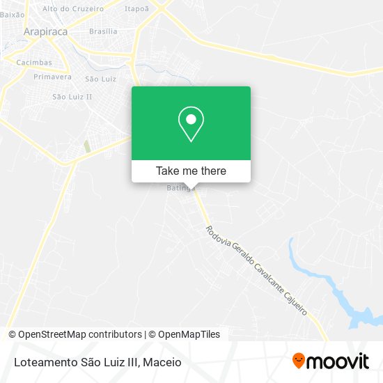 Loteamento São Luiz III map