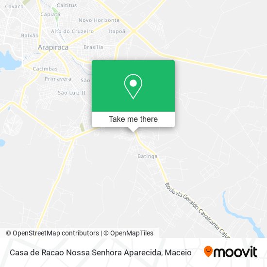Casa de Racao Nossa Senhora Aparecida map
