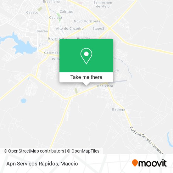 Apn Serviços Rápidos map