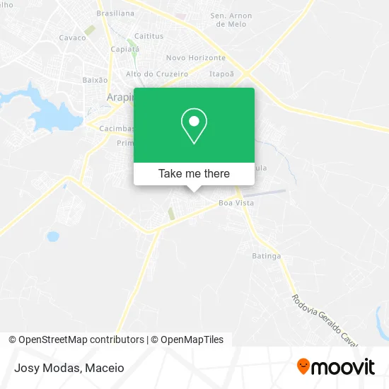 Josy Modas map