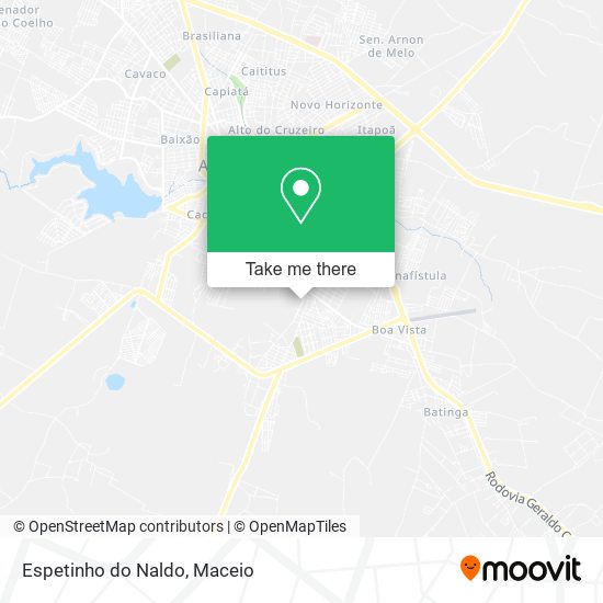 Espetinho do Naldo map