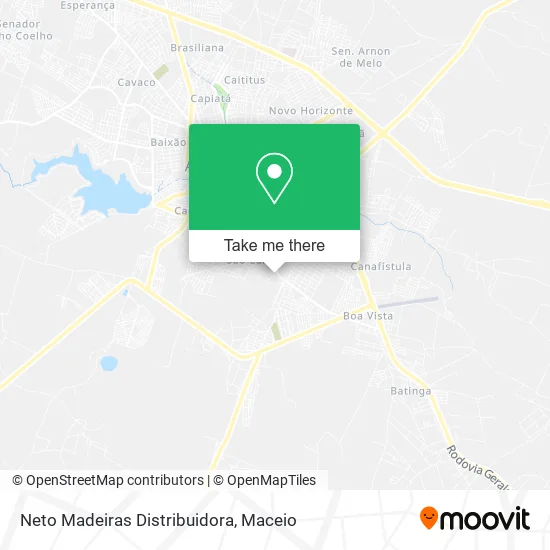 Neto Madeiras Distribuidora map