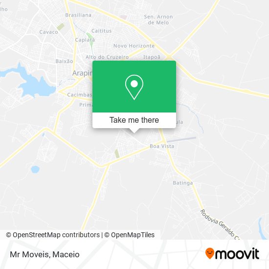 Mr Moveis map