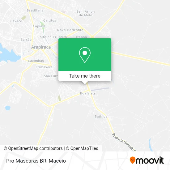 Pro Mascaras BR map