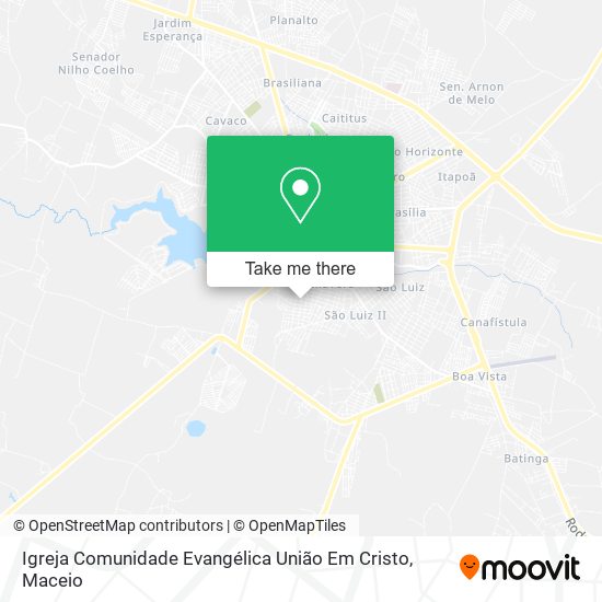 Igreja Comunidade Evangélica União Em Cristo map