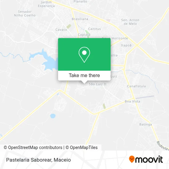 Pastelaria Saborear map
