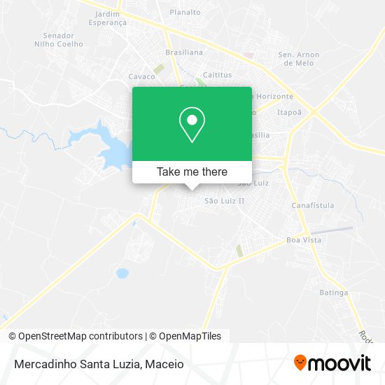 Mercadinho Santa Luzia map