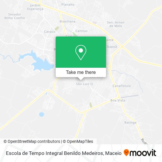 Escola de Tempo Integral Benildo Medeiros map