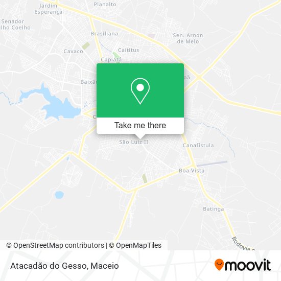 Atacadão do Gesso map
