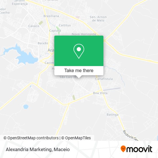 Mapa Alexandria Marketing