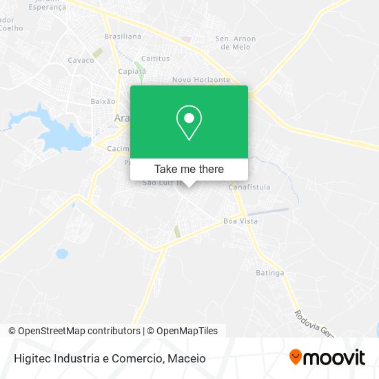 Higitec Industria e Comercio map