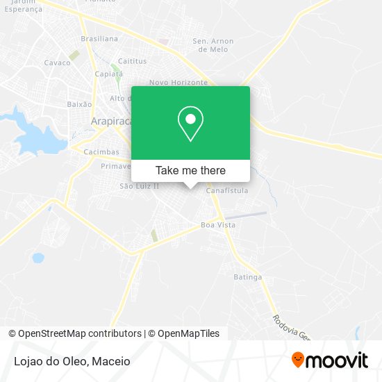 Lojao do Oleo map