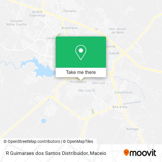 R Guimaraes dos Santos Distribuidor map