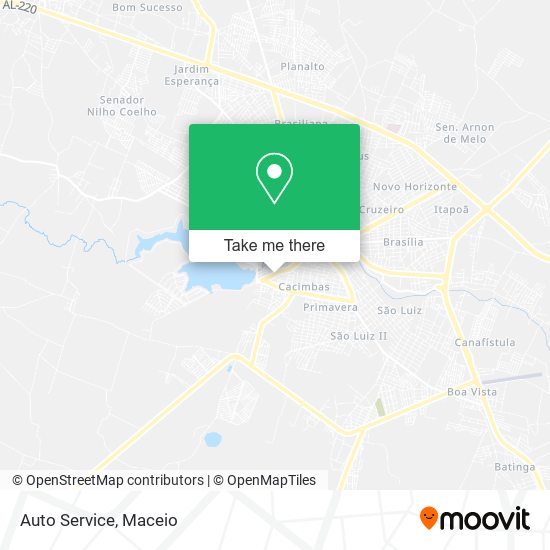 Auto Service map