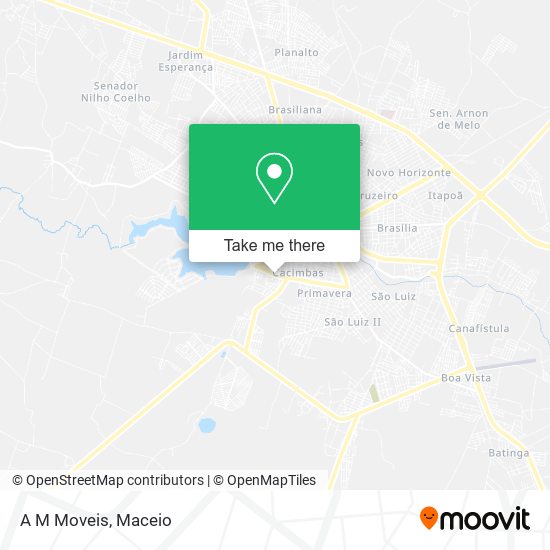 A M Moveis map