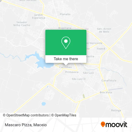 Mascaro Pizza map