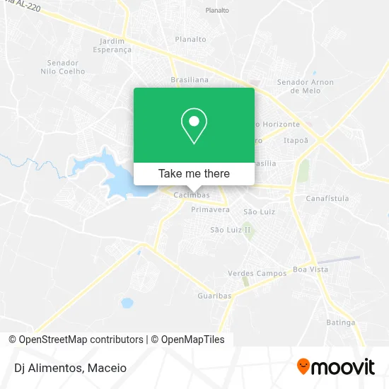 Dj Alimentos map