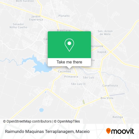 Raimundo Maquinas Terraplanagem map