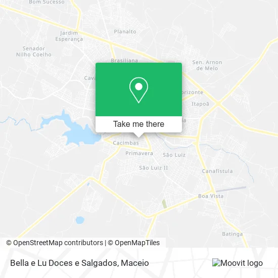 Bella e Lu Doces e Salgados map