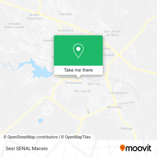 Sesi SENAI map