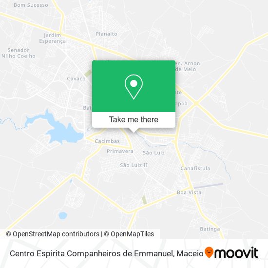 Centro Espirita Companheiros de Emmanuel map