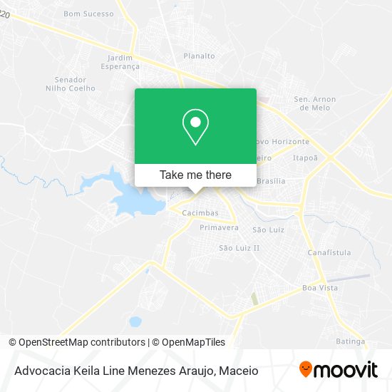 Mapa Advocacia Keila Line Menezes Araujo