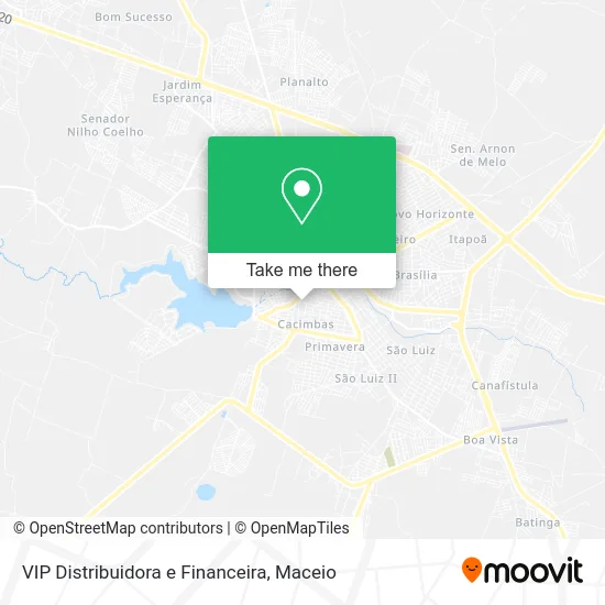 VIP Distribuidora e Financeira map