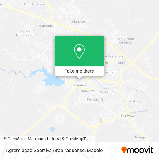 Agremiação Sportiva Arapiraquense map