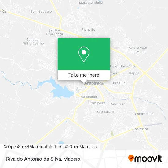 Rivaldo Antonio da Silva map