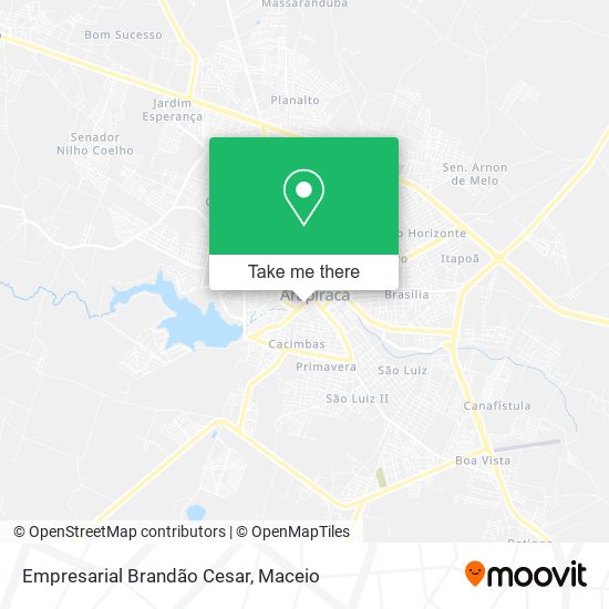 Empresarial Brandão Cesar map