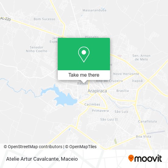 Atelie Artur Cavalcante map