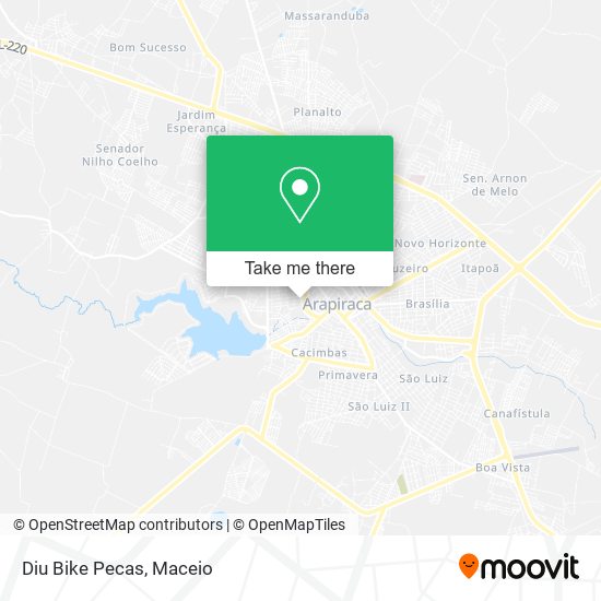 Diu Bike Pecas map