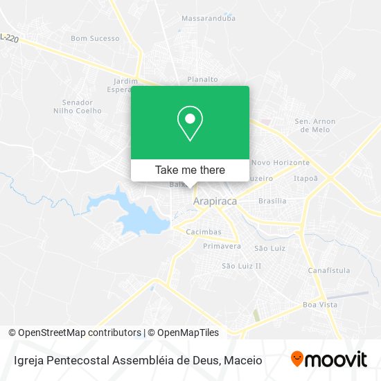 Igreja Pentecostal Assembléia de Deus map