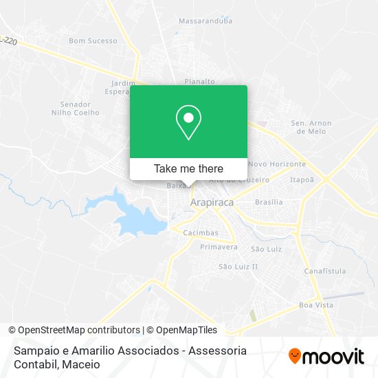 Sampaio e Amarilio Associados - Assessoria Contabil map
