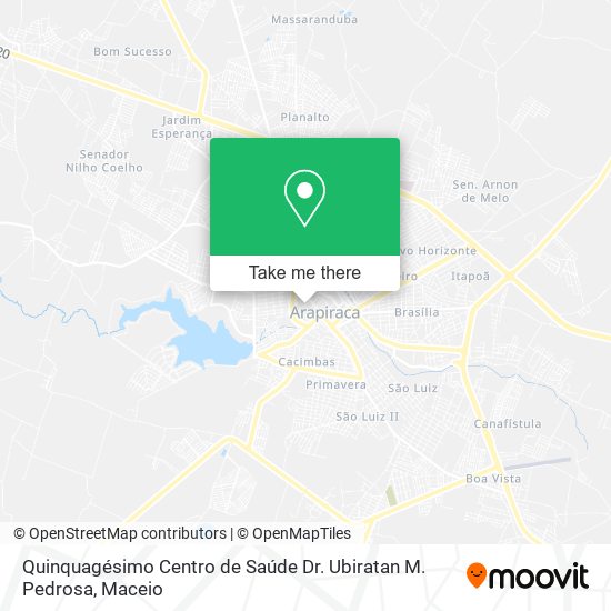 Quinquagésimo Centro de Saúde Dr. Ubiratan M. Pedrosa map