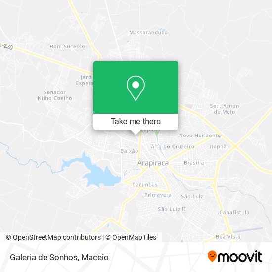 Galeria de Sonhos map