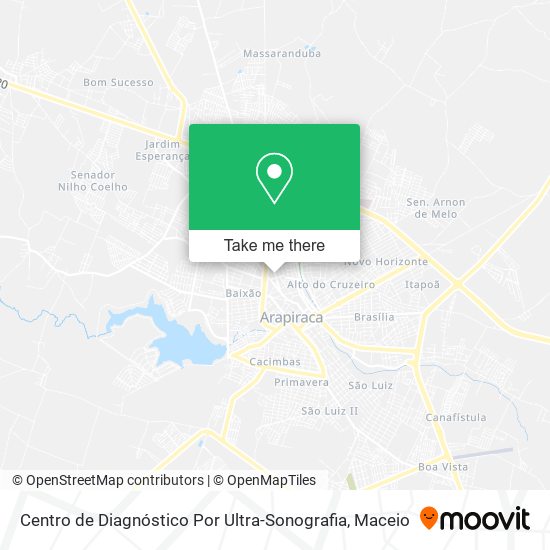 Centro de Diagnóstico Por Ultra-Sonografia map