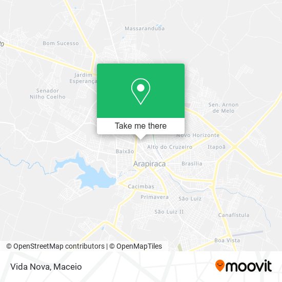 Vida Nova map