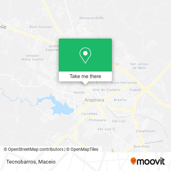 Tecnobarros map