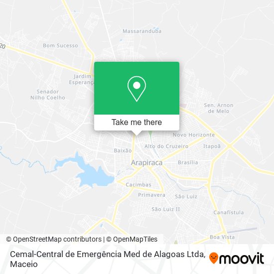 Cemal-Central de Emergência Med de Alagoas Ltda map