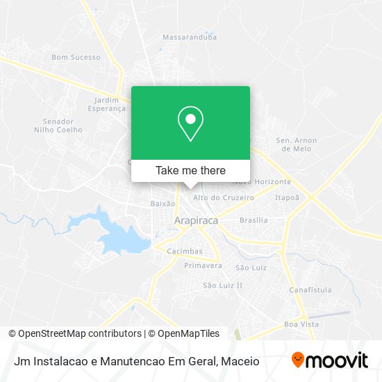 Jm Instalacao e Manutencao Em Geral map