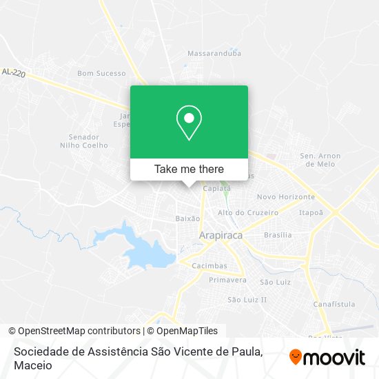 Sociedade de Assistência São Vicente de Paula map