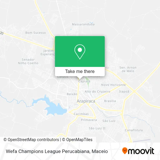 Wefa Champions League Perucabiana map