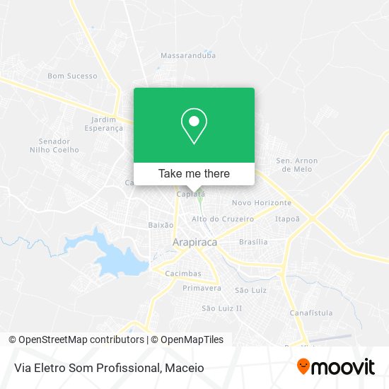 Via Eletro Som Profissional map
