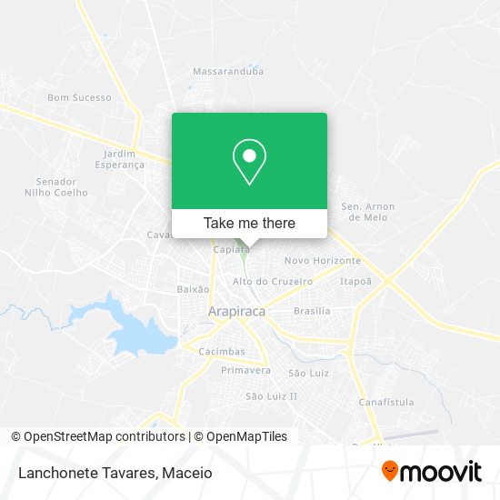 Lanchonete Tavares map