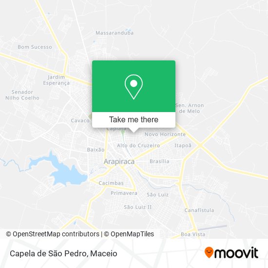 Capela de São Pedro map