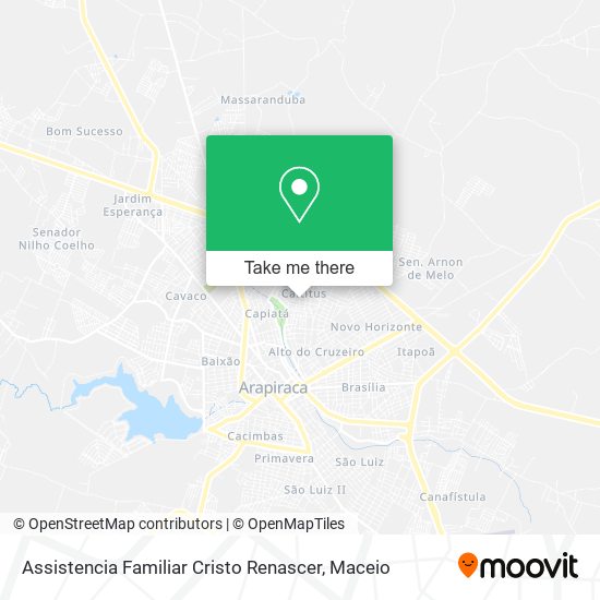 Assistencia Familiar Cristo Renascer map