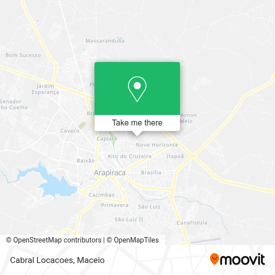 Cabral Locacoes map